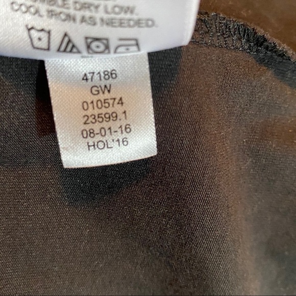 Hannah Anderson Sz 140 (US 10) Floral Black Dress - Picture 5 of 9